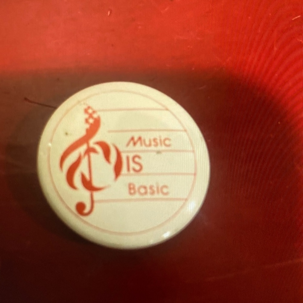 Red Treble Clef
